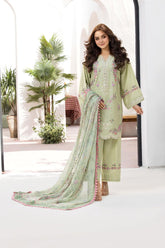 SOBIA NAZIR LAWN PRINTED EMBROIDERY DRESS 3 PIECE UNSTITCHED 2296